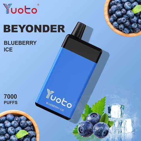 Yuoto Beyonder Blueberry Ice 7000 Puffs Disposable Vape