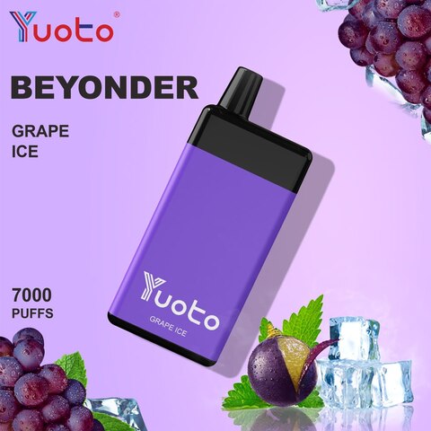 Yuoto Beyonder Grape Ice 7000 Puffs Disposable Vape