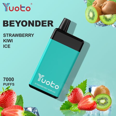 Yuoto Beyonder Strawberry Kiwi Ice 7000 Puffs Disposable Vape