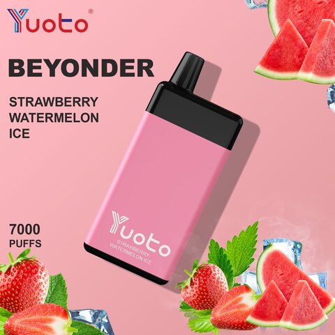 Yuoto Beyonder Strawberry Watermelon Ice 7000 Puffs Disposable Vape