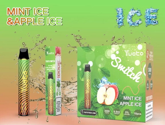 Yuoto Switch Mint Ice & Apple Ice Disposable Vape