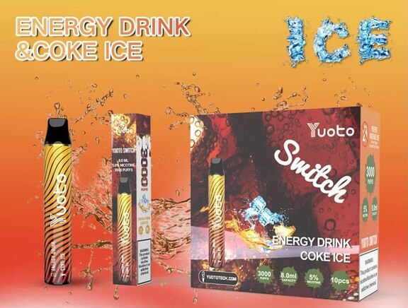 Yuoto Switch Energy Drink Ice & Coke Ice Disposable Vape
