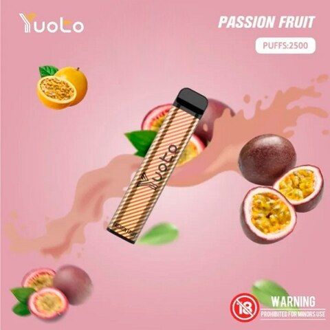 Yuoto XXL Passion Fruit Disposable Vape (2500 Puffs)