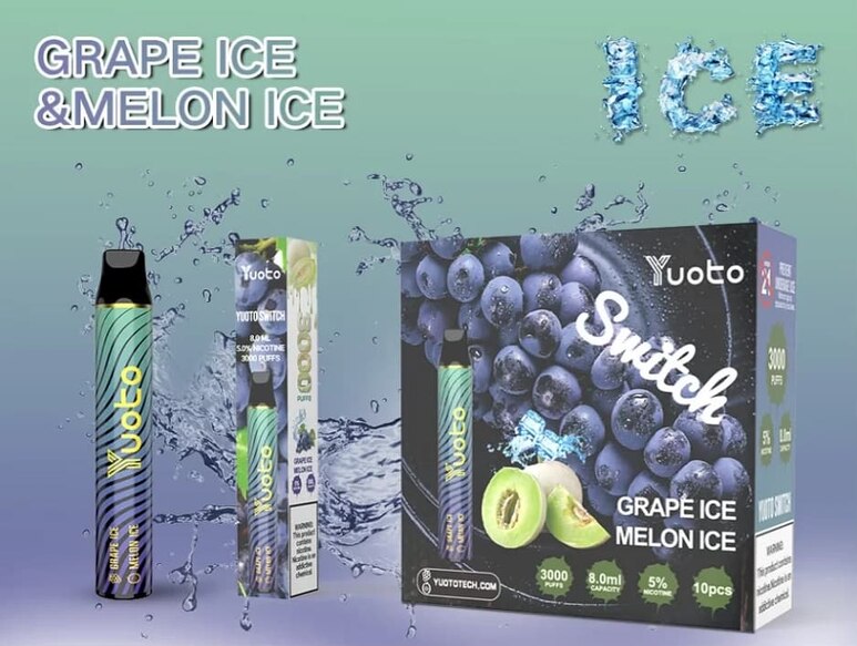 Yuoto Switch Grape Ice & Melon Ice Disposable Vape