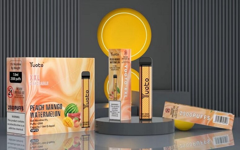 Yuoto XXL Peach Mango Watermelon Disposable Vape 2500