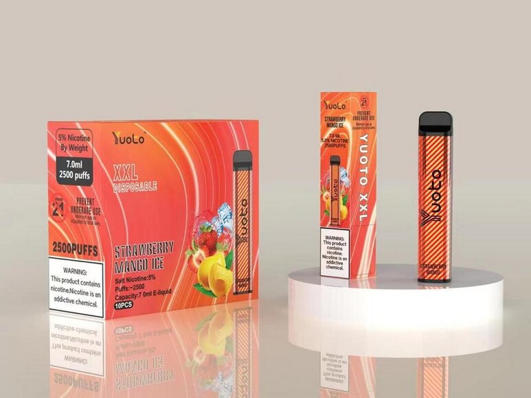 Yuoto XXL Strawberry Mango Ice Disposable Vape 2500