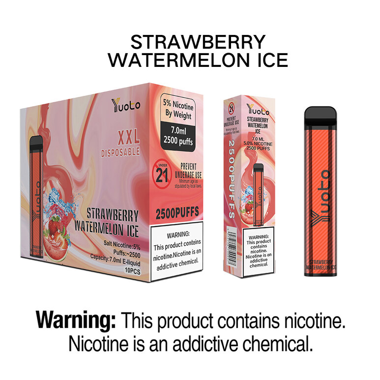 Yuoto XXL Strawberry Watermelon Ice Disposable Vape (2500 Puffs) 3